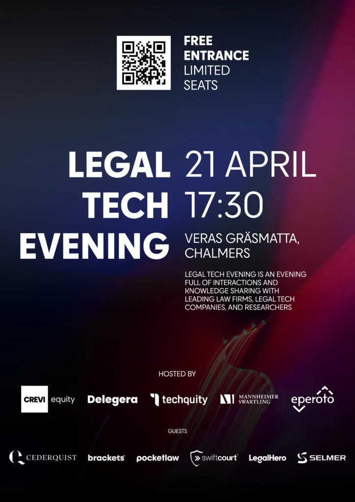 Legal Tech Evening on 21 April 2022